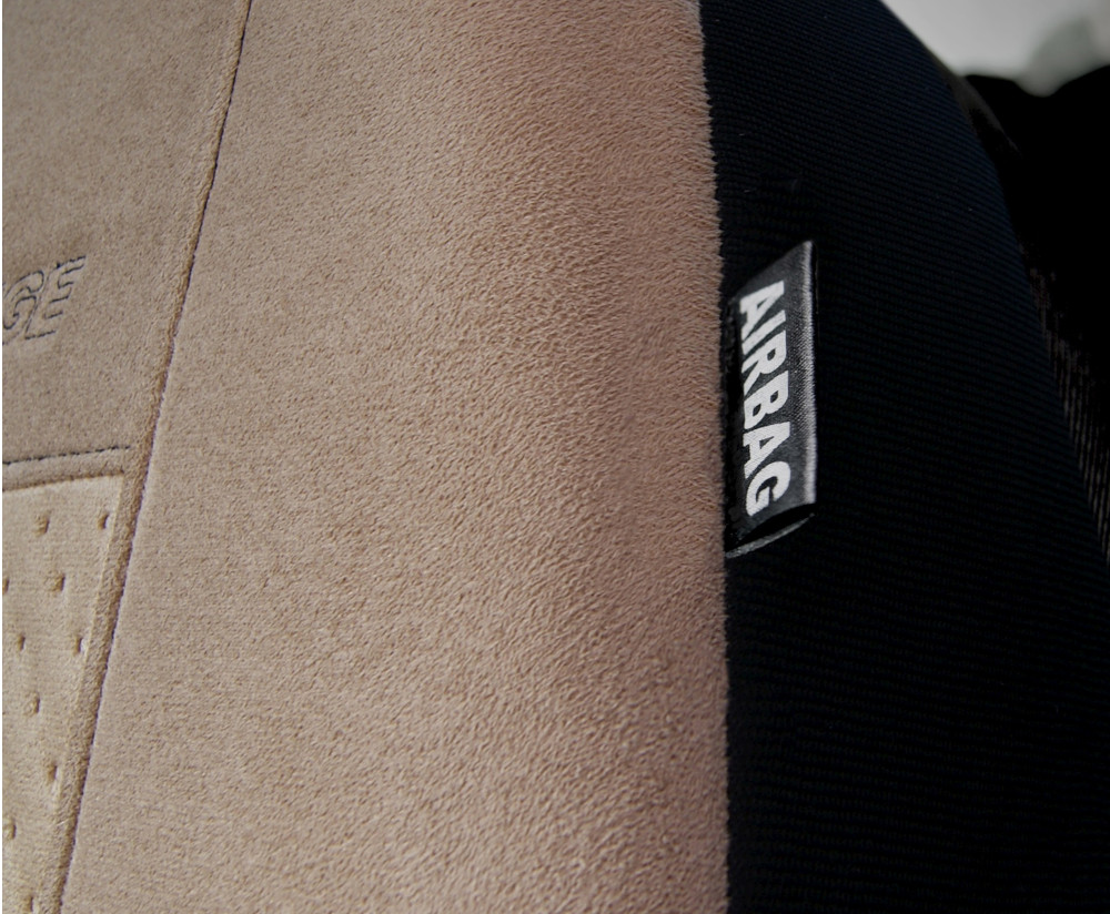 Pokrowce z alcantary na fotele PRESTIGE Beżowe do DAEWOO NUBIRA