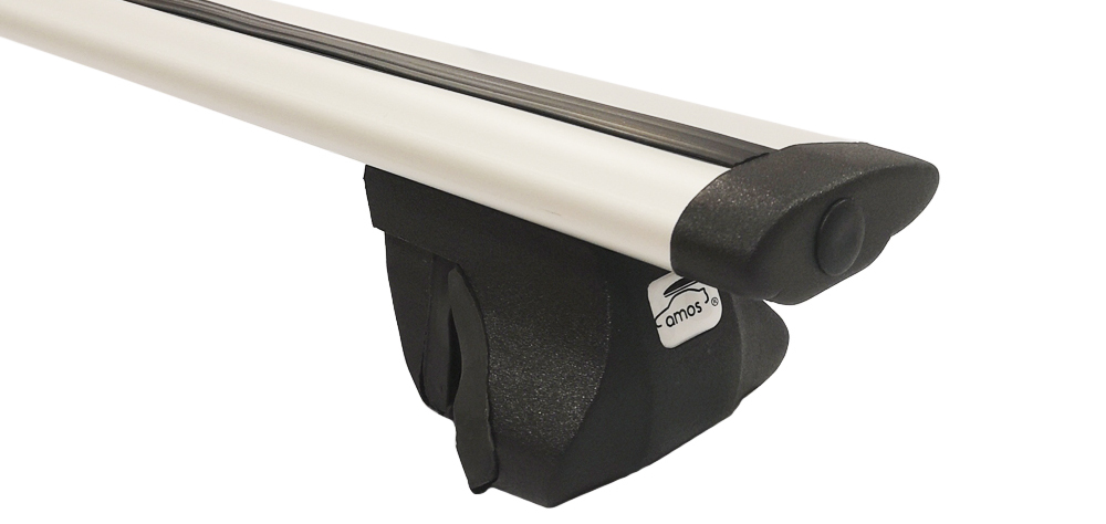 Uniwersalny bagażnik bazowy na relingi standardowe i zintegrowane AMOS ALFA Belki Aluminiowe Dynamic 160cm