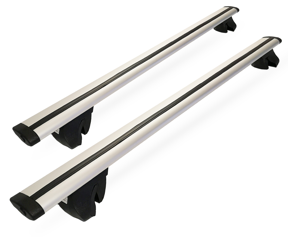 Uniwersalny bagażnik bazowy na relingi standardowe i zintegrowane AMOS ALFA Belki Aluminiowe Dynamic 160cm