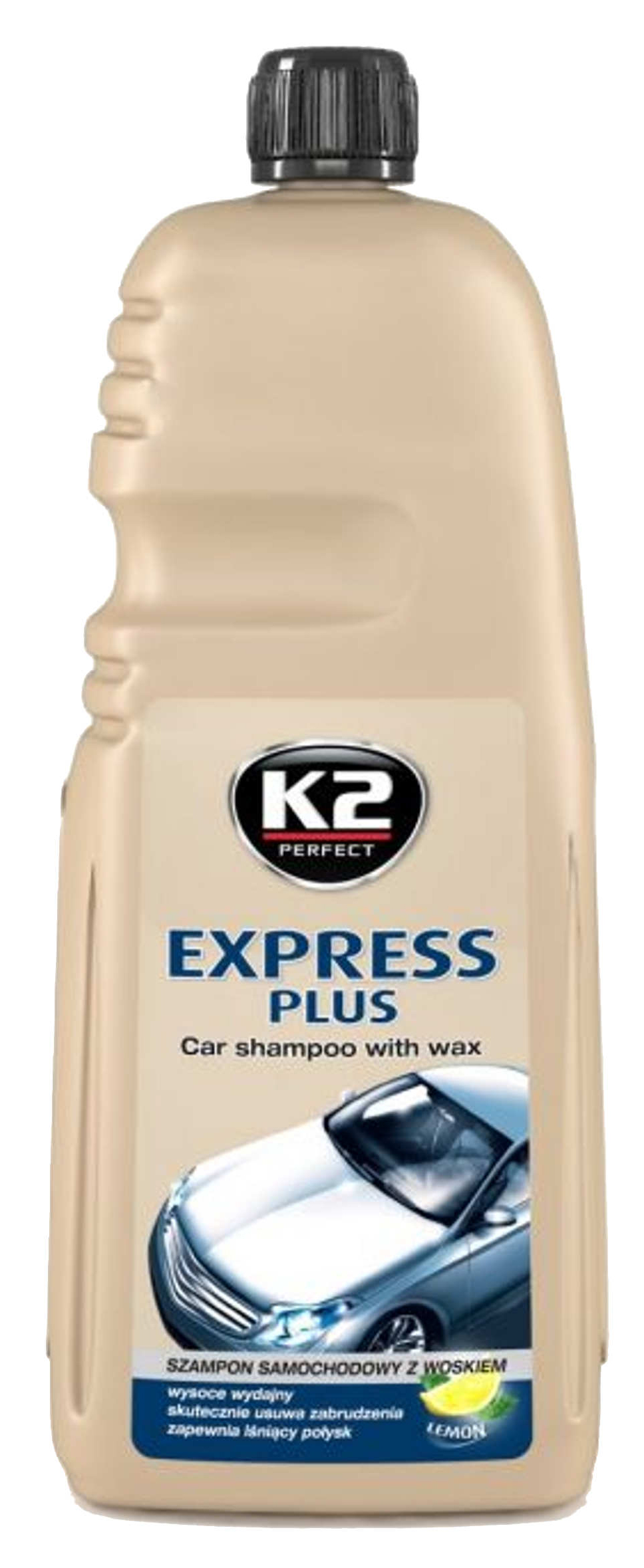 K2 EXPRES PLUS SZAMPON Z WOSKIEM, 500 ML