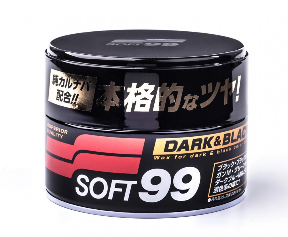Soft99 Dark&Black Wax 300g + 3 Mikrofibry