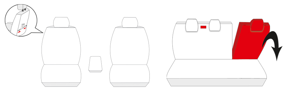 Pokrowce na fotele samochodowe szyte na miarę do Seat Leon III od 2013
