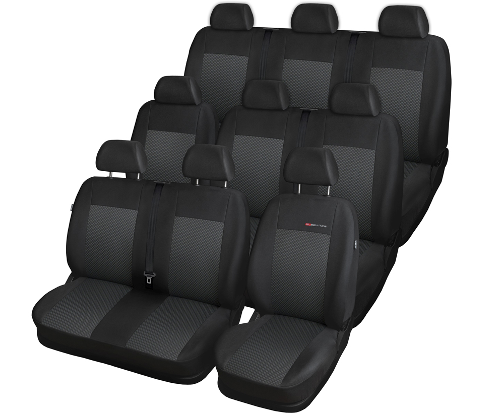 Pokrowce na fotele szyte na miarę do Renault Trafic II Opel Vivaro A I 9-os