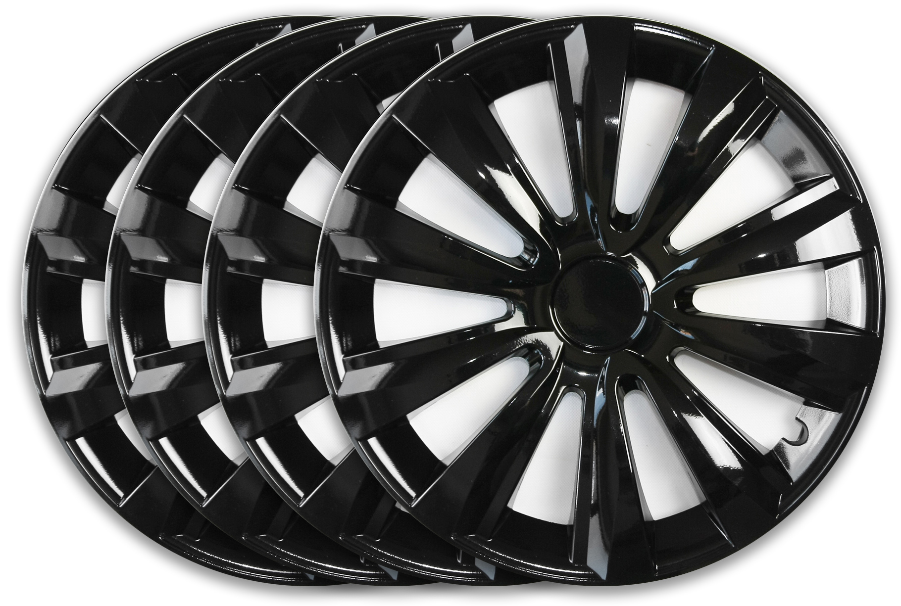4er-Set Schwarze Radkappen In Delta-Optik Für 14 Zoll – Passend Für Fiat & Mehr!