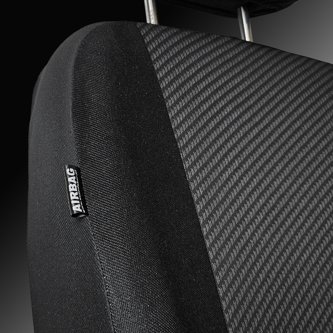 Pokrowce na fotele szyte na miarę PRZÓD do Ford Transit Custom od 2014