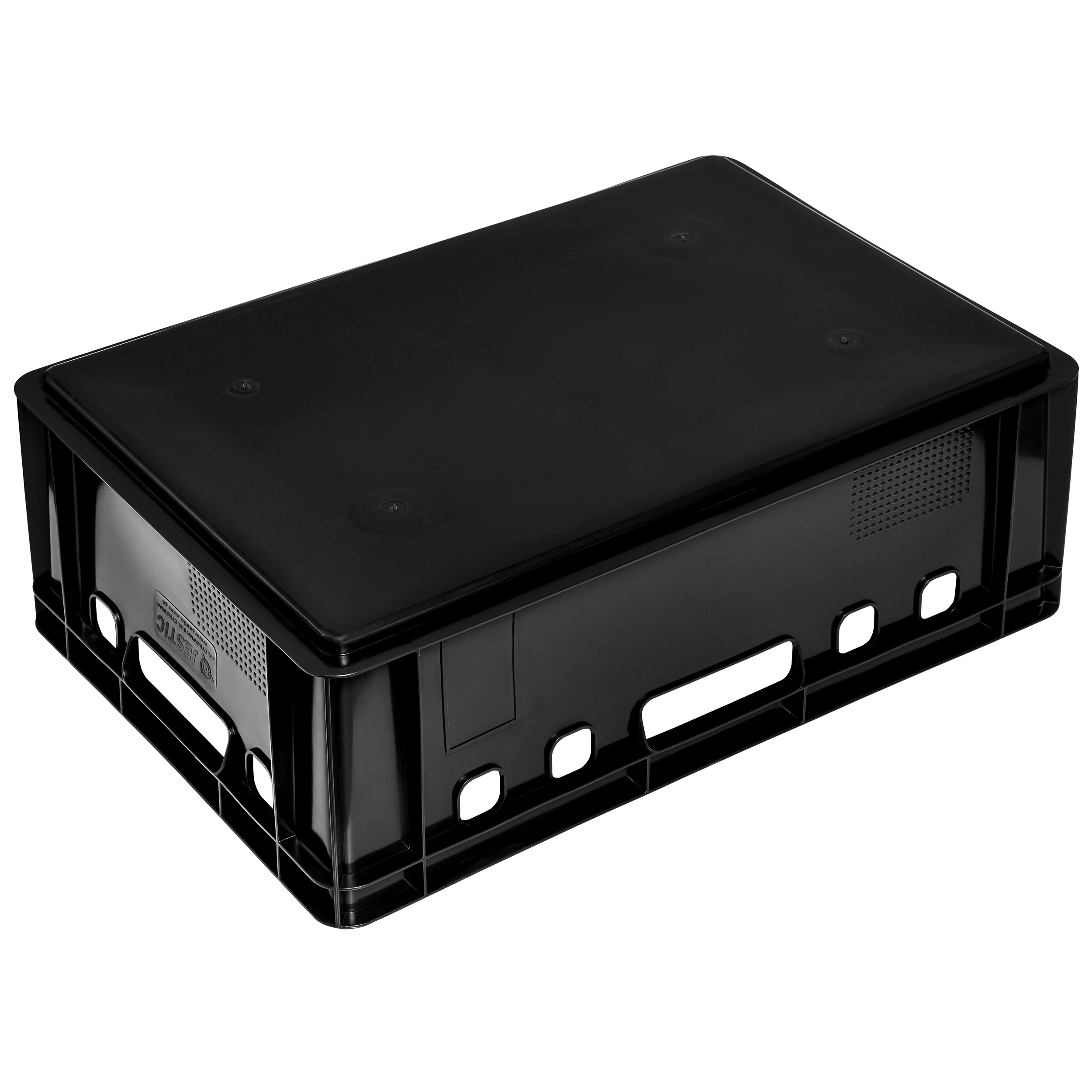 Skrzynka czarna E2 Jestic pojemnik spożywczy na wędliny mięso + atest