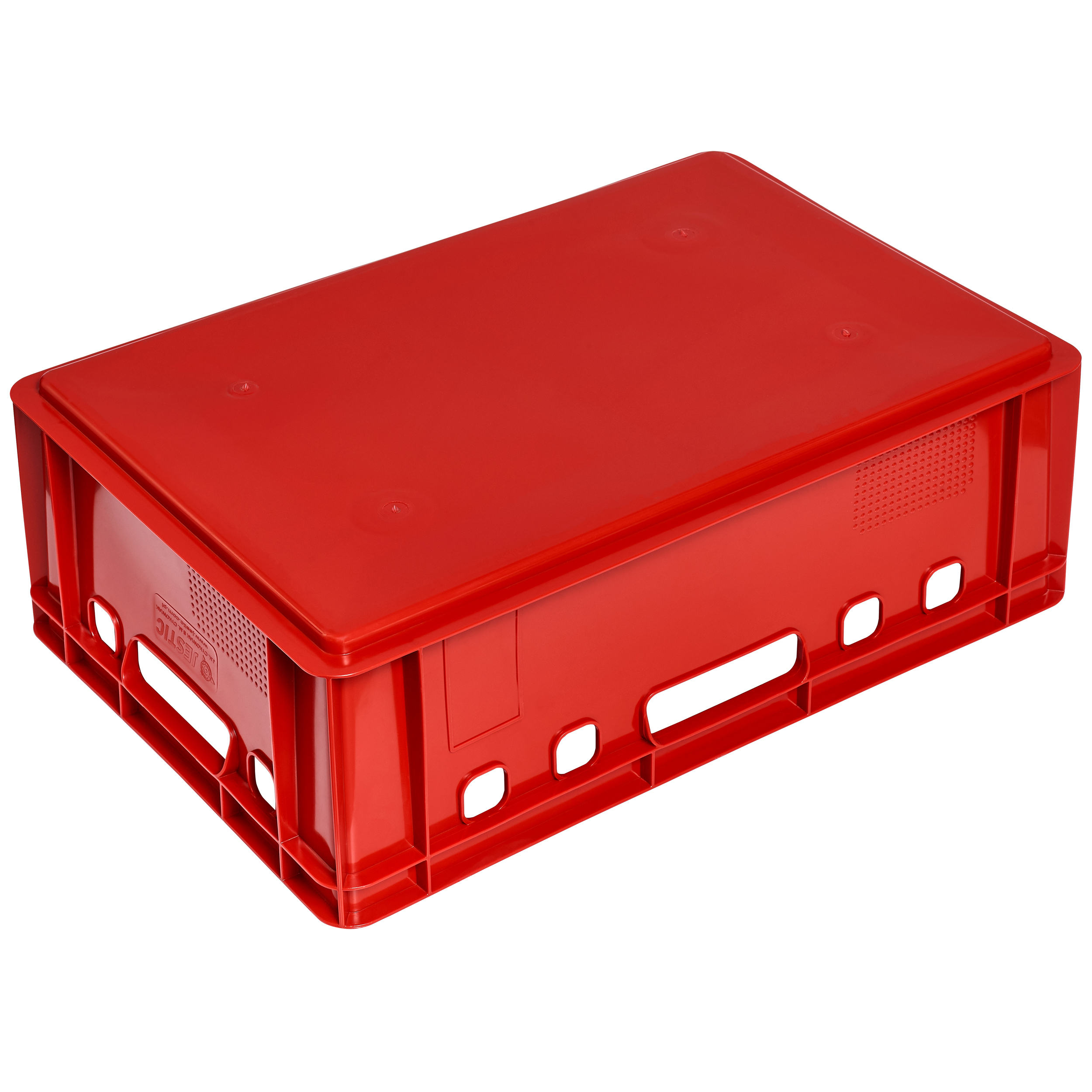 Skrzynka czerwona E2 Jestic pojemnik spożywczy na wędliny mięso + atest