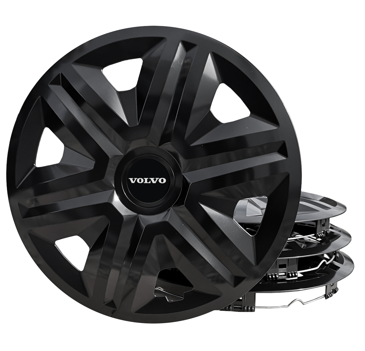 4 x Kołpak Action Black 14 cali do Volvo