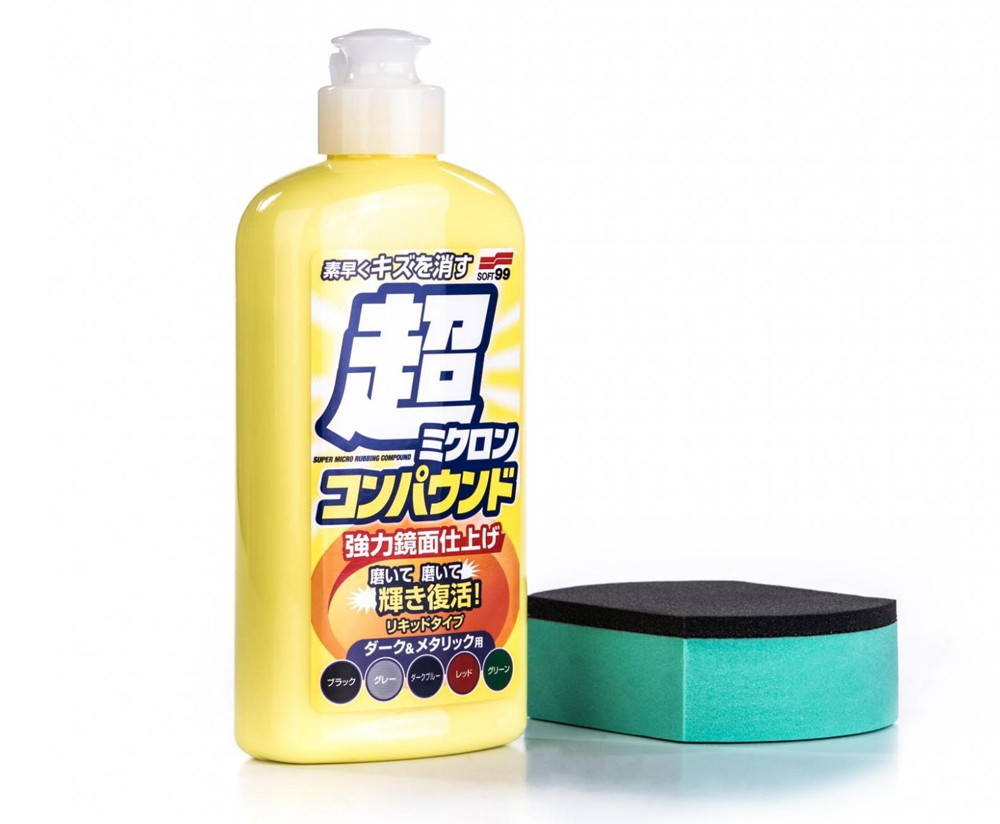 Soft99 Fusso Coat 12 Months Wax Dark 200g + Micro Liquid Compound Dark + 3 mikrofibry