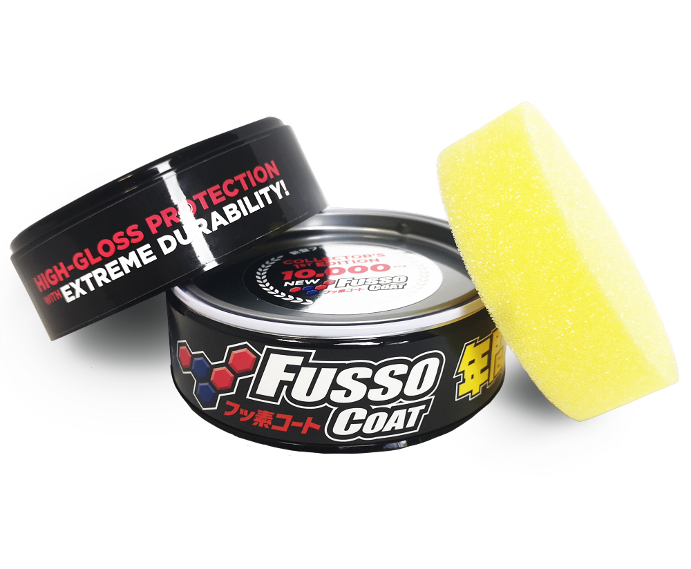 Soft99 Fusso Coat 12 Months Wax Dark 200g + Micro Liquid Compound Dark + 3 mikrofibry
