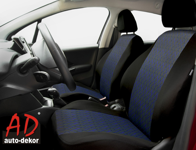 Pokrowce na fotele samochodowe PROFI Niebieskie do FORD MONDEO