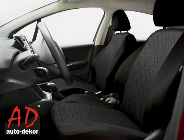 Pokrowce na fotele samochodowe PROFI Szare do MERCEDES C W202 W203