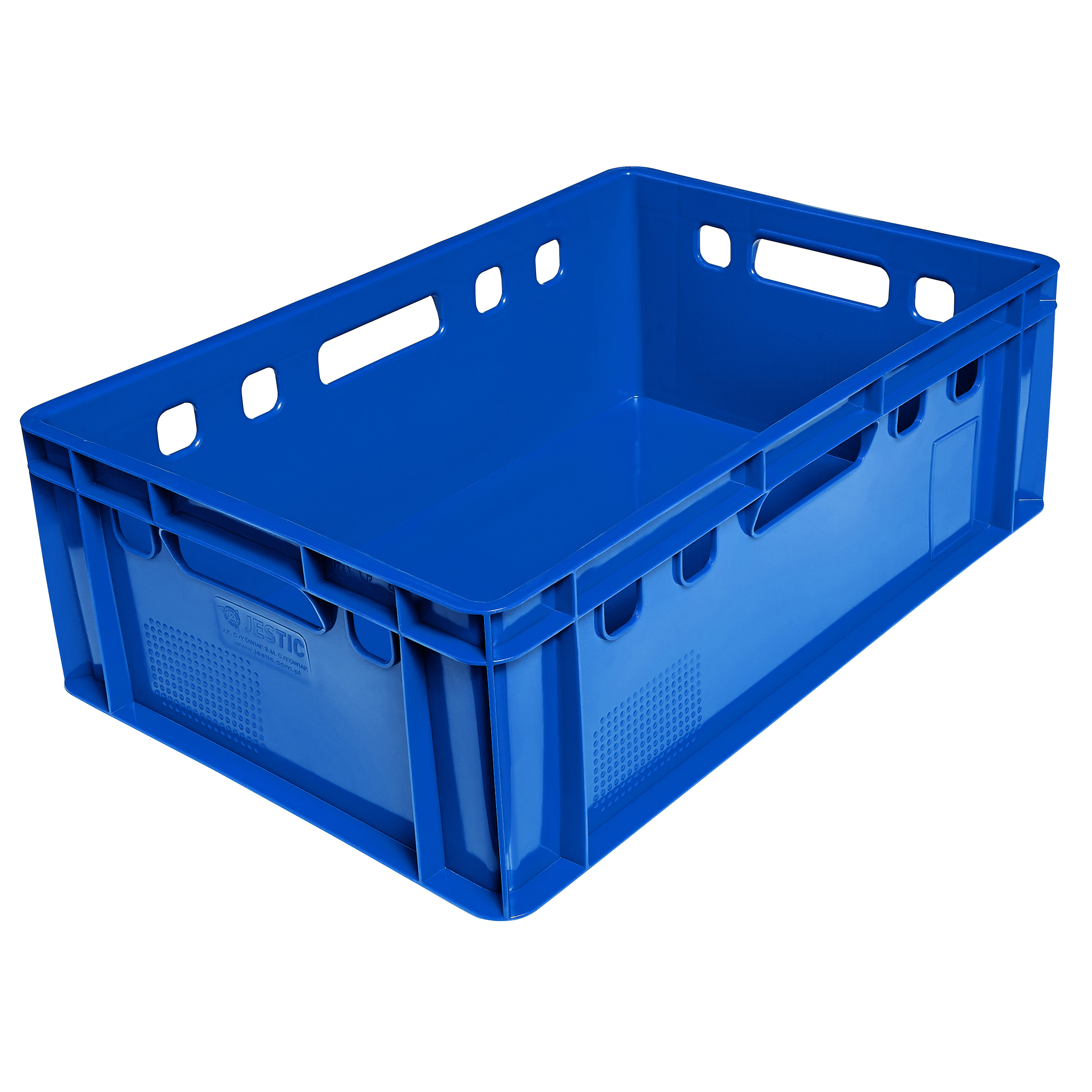 Skrzynka niebieska E2 Jestic pojemnik spożywczy na wędliny mięso + atest