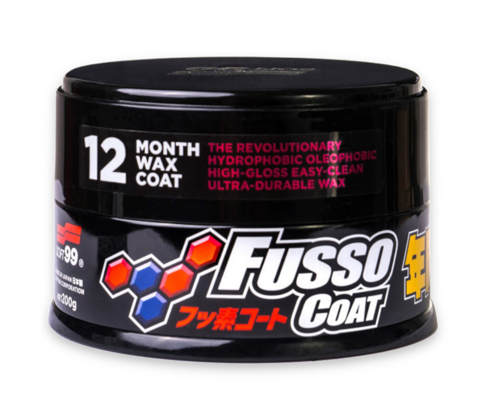 Soft99 Fusso 12 Months Wax Dark + 3 Mikrofibry
