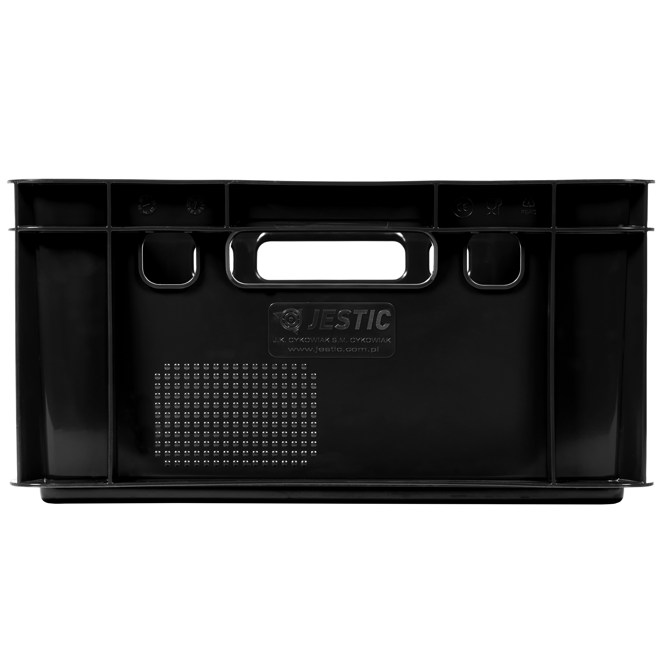 Skrzynka czarna E2 Jestic pojemnik spożywczy na wędliny mięso + atest