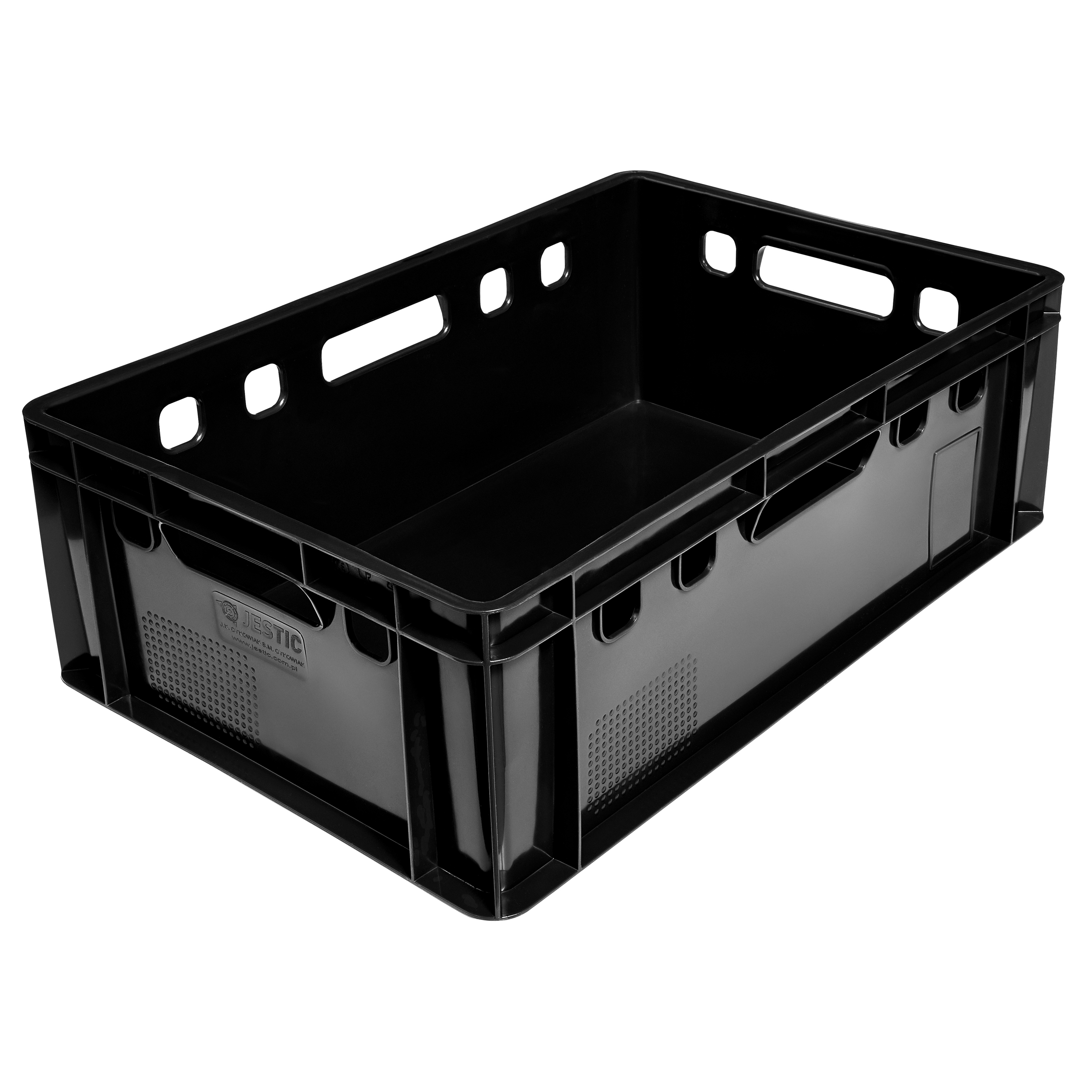 Skrzynka czarna E2 Jestic pojemnik spożywczy na wędliny mięso + atest