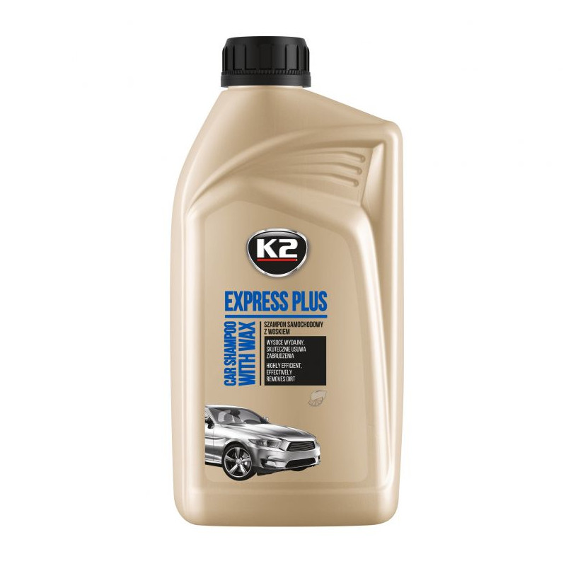 K2 EXPRESS PLUS Szampon z woskiem Carnauba 1L