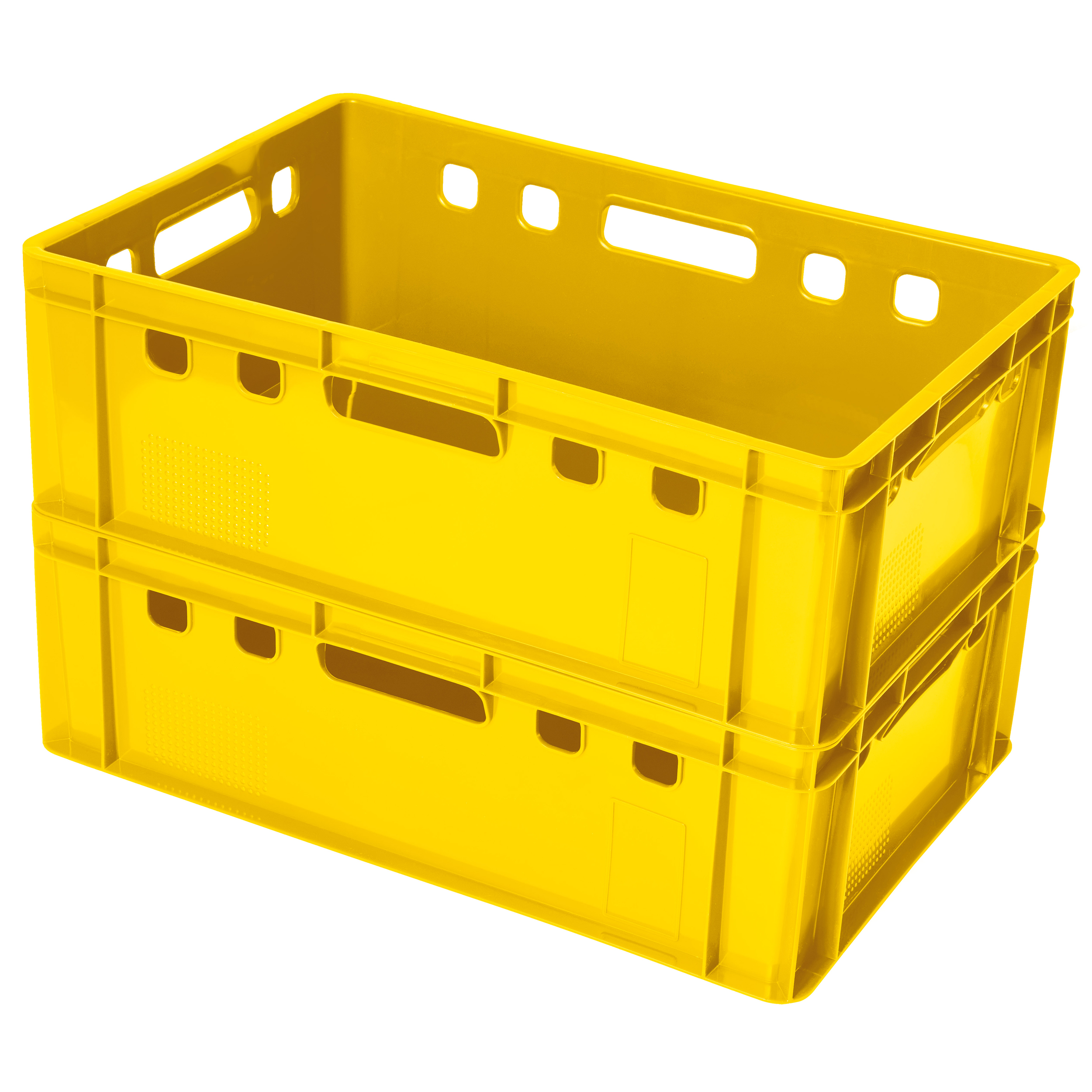 Skrzynka żółta E2 Jestic pojemnik spożywczy na wędliny mięso + atest