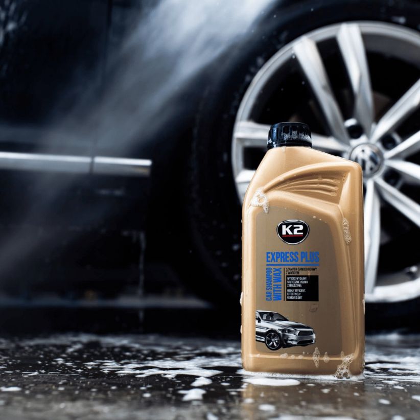 K2 EXPRESS PLUS Szampon z woskiem Carnauba 1L