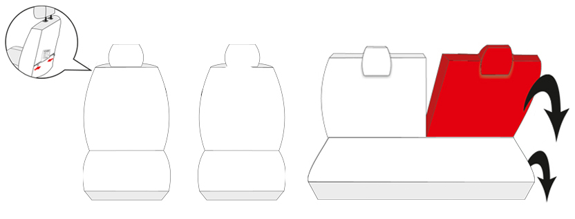 Pokrowce na fotele samochodowe szyte na miarę do Suzuki Jimny IV od 2018