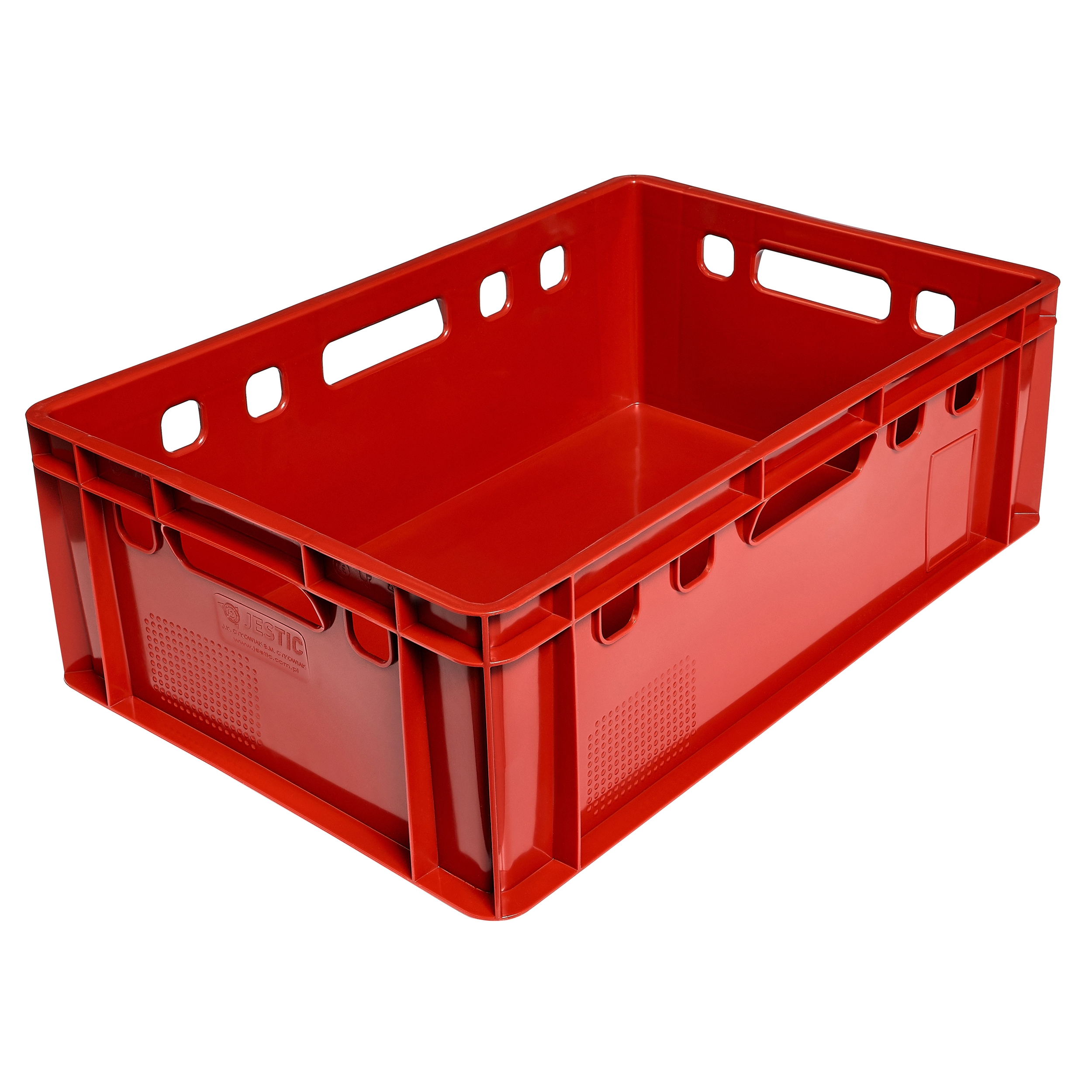 Skrzynka czerwona E2 Jestic pojemnik spożywczy na wędliny mięso + atest