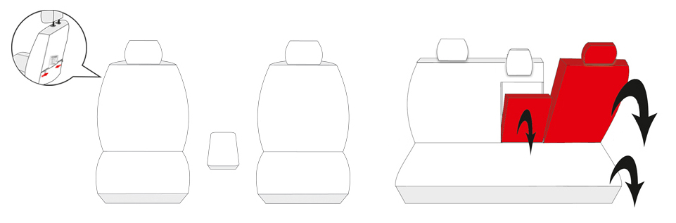 Pokrowce na fotele szyte na miarę do Hyundai Tucson IV N-Line od 2020