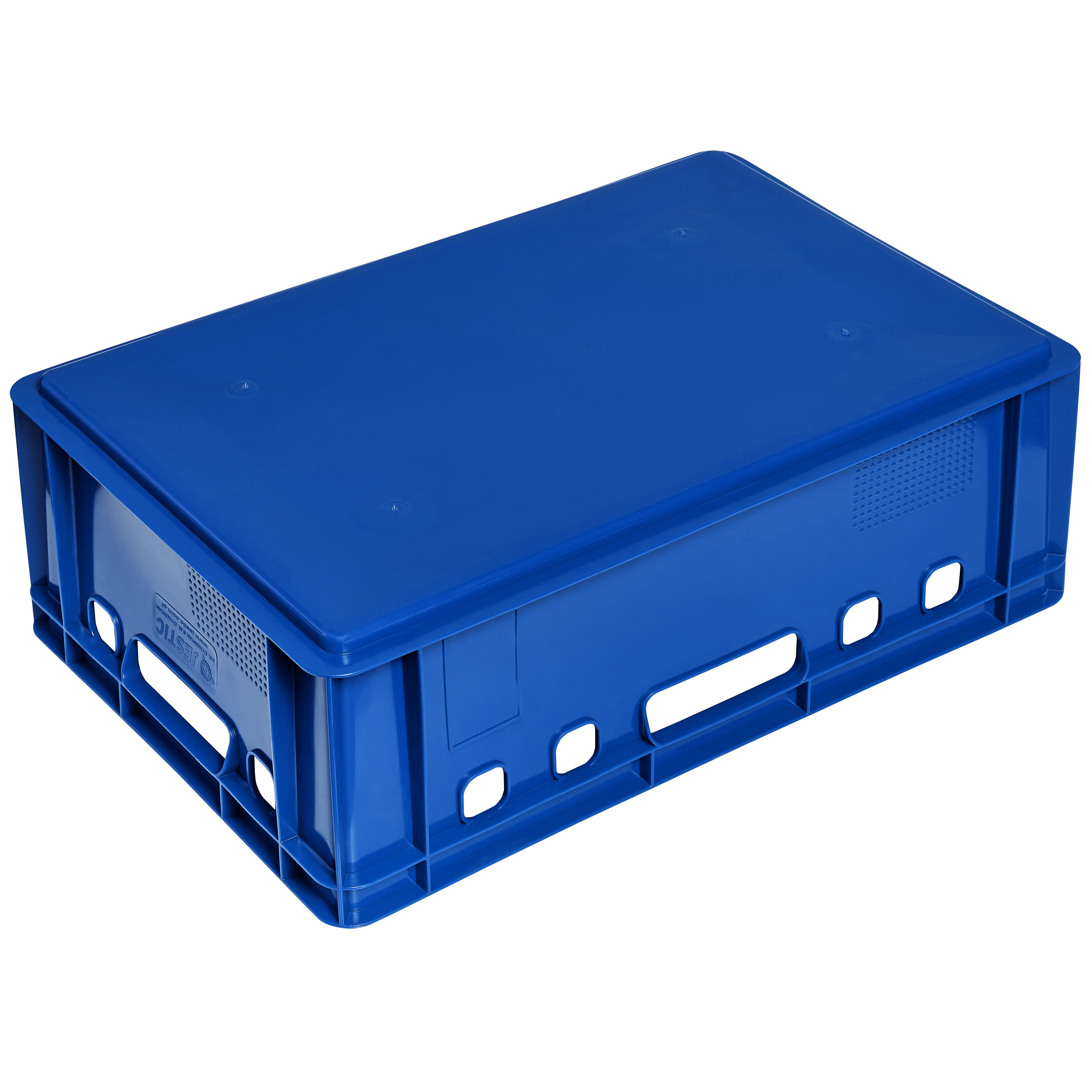 Skrzynka niebieska E2 Jestic pojemnik spożywczy na wędliny mięso + atest