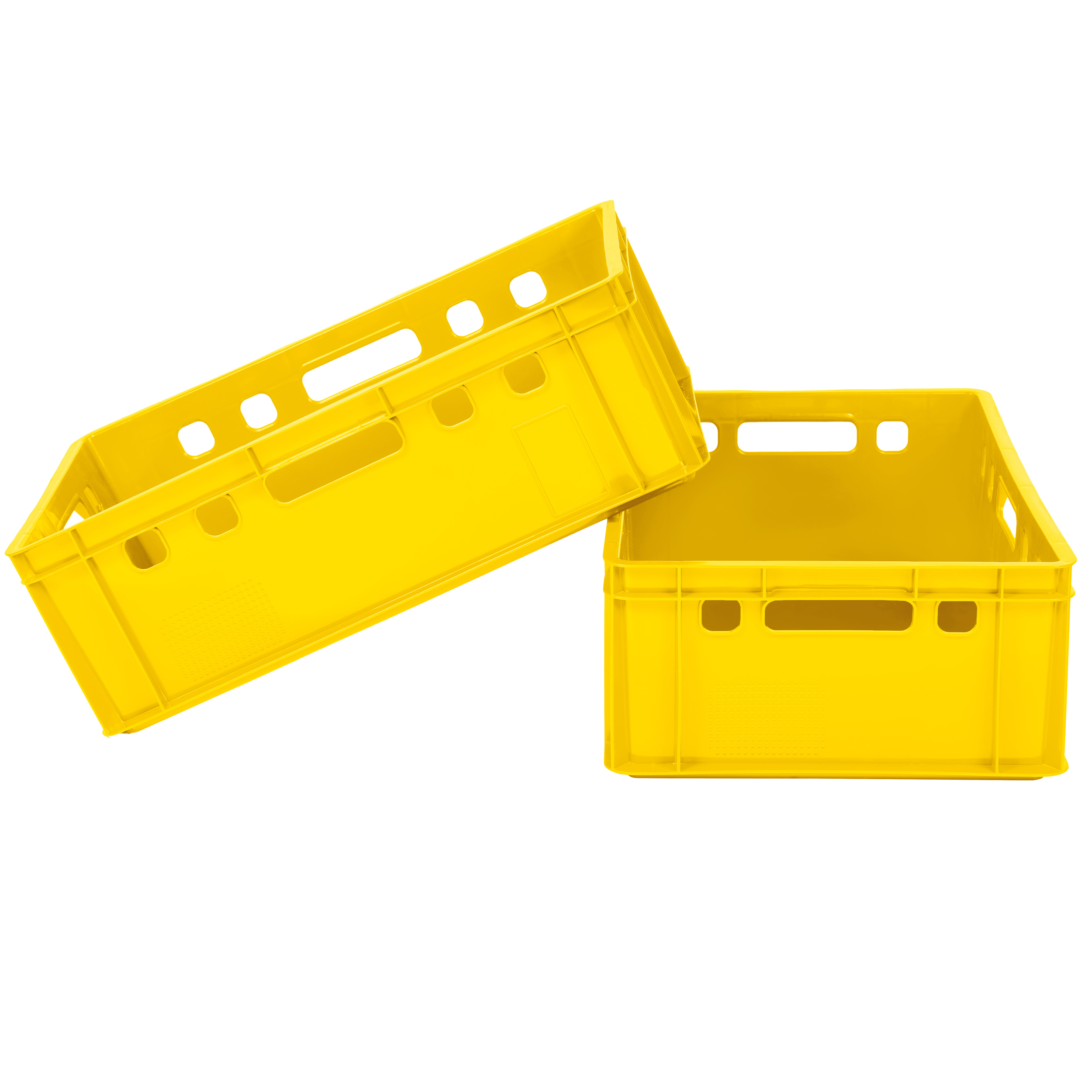 Skrzynka żółta E2 Jestic pojemnik spożywczy na wędliny mięso + atest