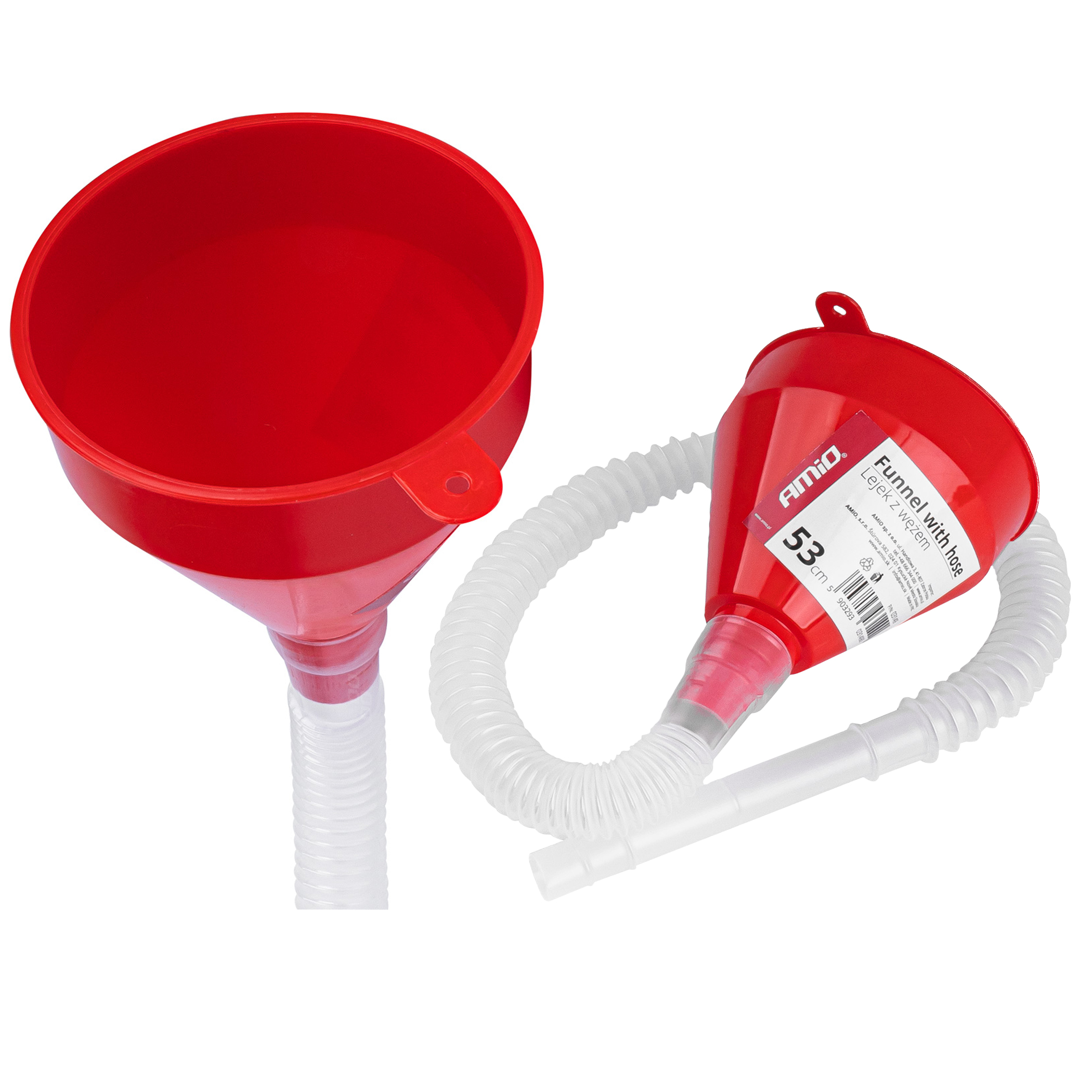Lejek uniwersalny Amio z elastycznym wężem przedłużką AMIO-03149
