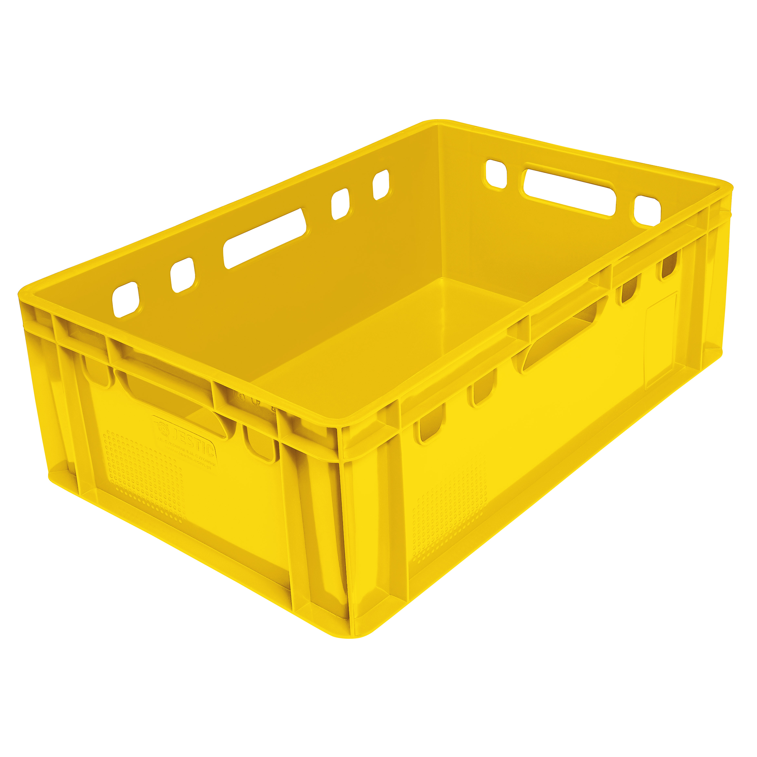 Skrzynka żółta E2 Jestic pojemnik spożywczy na wędliny mięso + atest