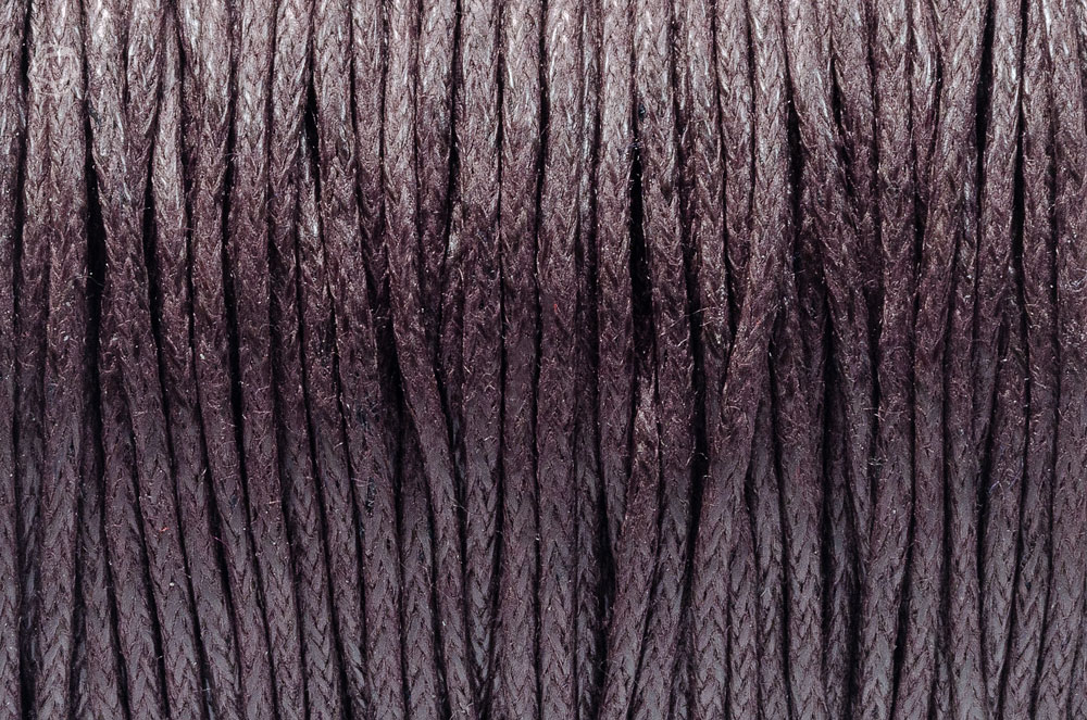 SZNUREK bawełniany woskowany 0.8mm 25m brązowy