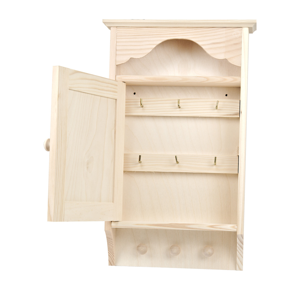 Szafka na KLUCZE retro decoupage PL 9 haczyków