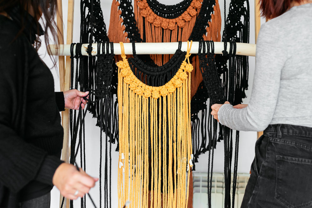 SZNUREK bawełniany niebieski 5mm 100m