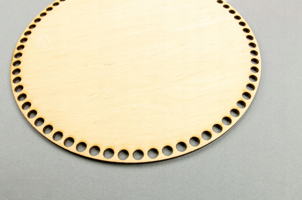 Baza DNO do koszyka spód KOŁO 20cm otwór 6mm