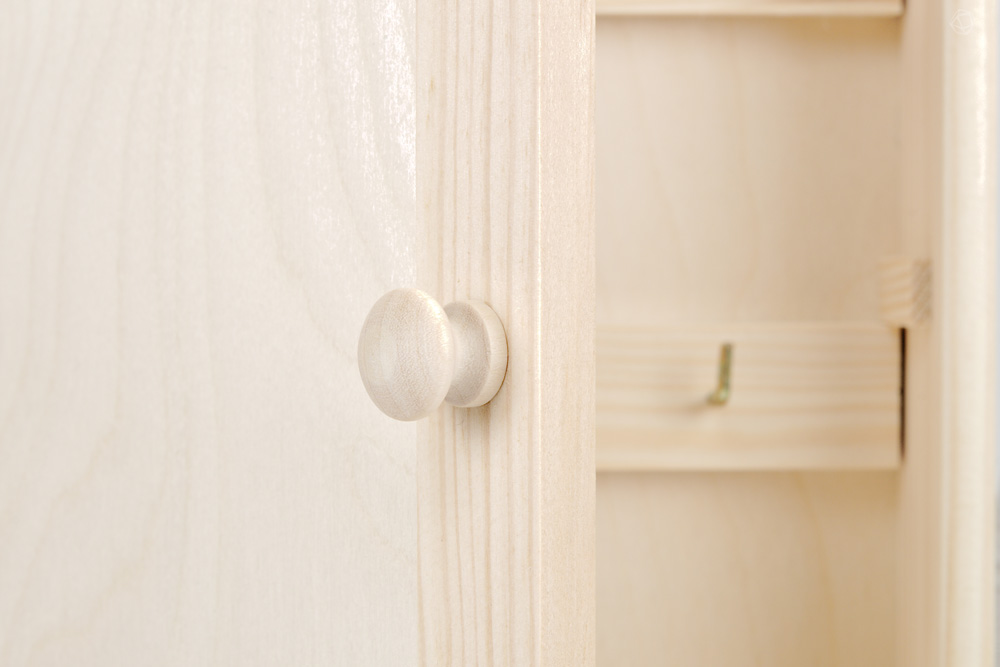 Szafka na KLUCZE retro decoupage PL 9 haczyków