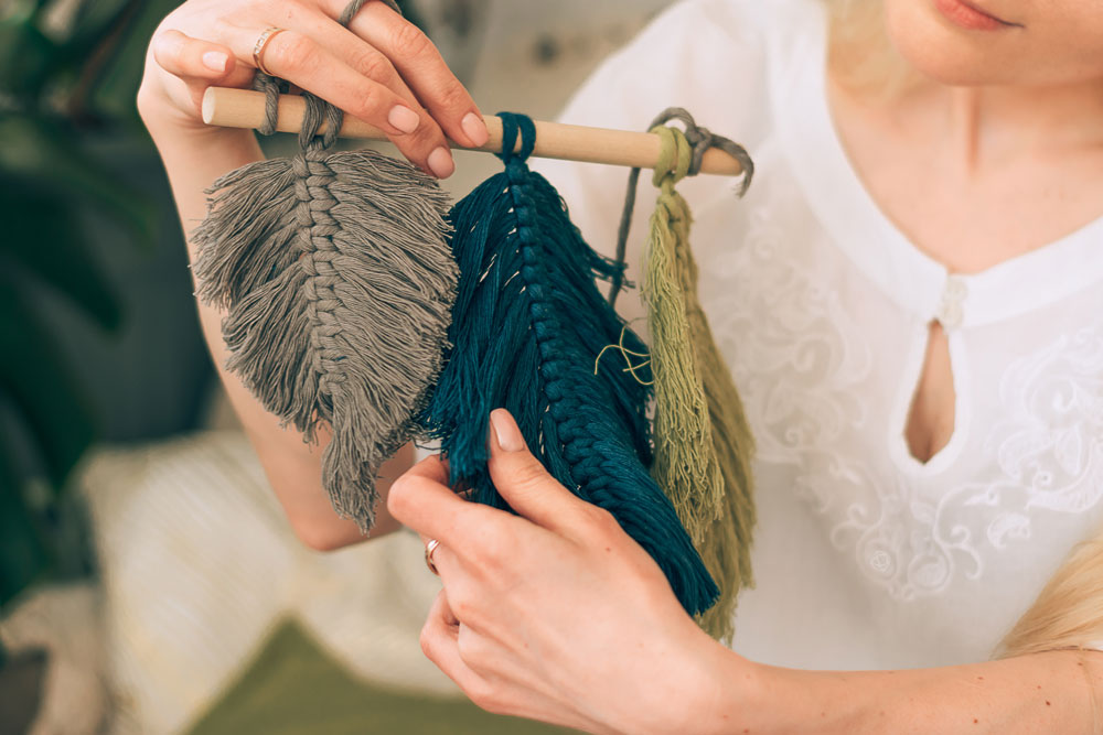 SZNUREK bawełniany czarny 2mm 100g 50m