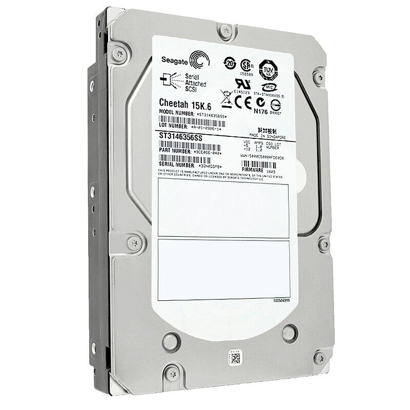 S.GAP Hard Drive Seagate 146GB ST3146356SS 15000 RPM SAS 3.5