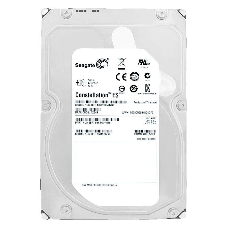 PCパーツ Seagate ST32000445SS 3.5 &quot; 2048 Go serial_scsi 7200 trs/min wgteh8f Seagate ST32000445SS 3.5 2048 Go serial_scsi 7200 trs/min
