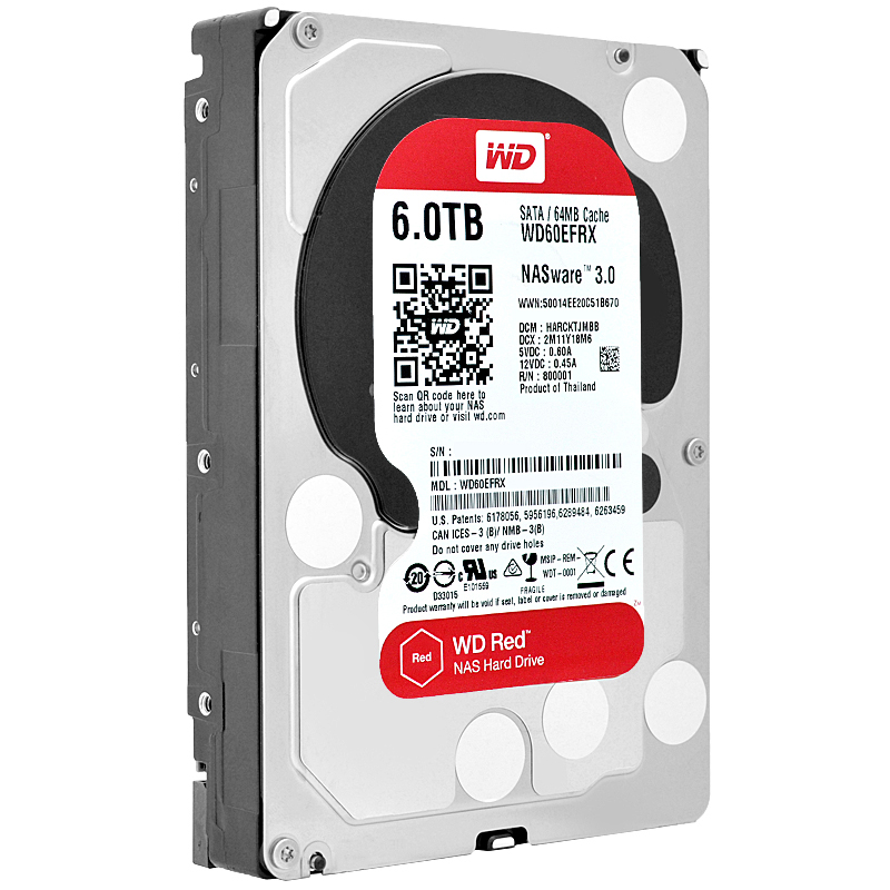 【新品・未開封】WD Red 6TB WD60EFRX Amazon.com: Western Digital 6TB WD Red Plus NAS Internal