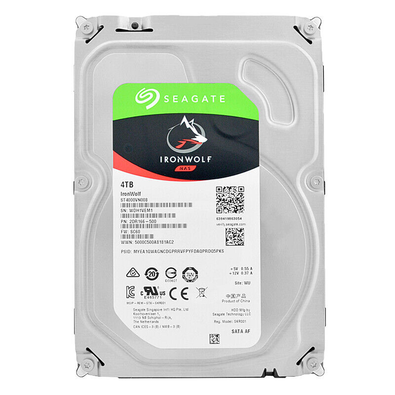 Festplatte Seagate 4Tb ST4000VN008 64Mb Cache 5900Rpm Sata III 3,5 