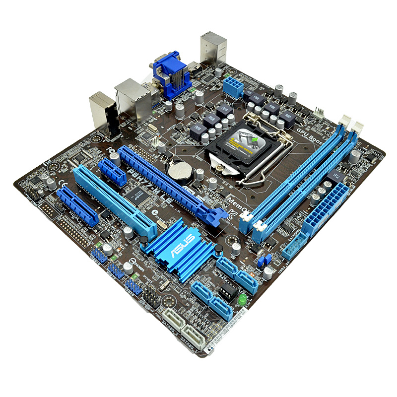値下:PT2 Rev.Bマザボ、CPU、メモリセット(P8H77-M LE)