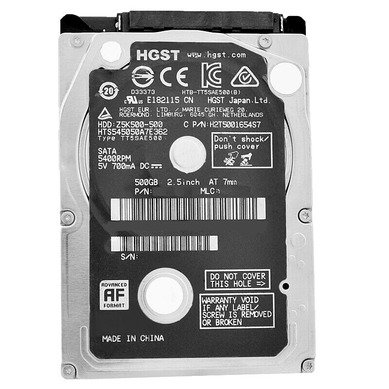 中古】 【HGST】 日立 2.5インチ ハードディスク 250GB SATA 5400回転