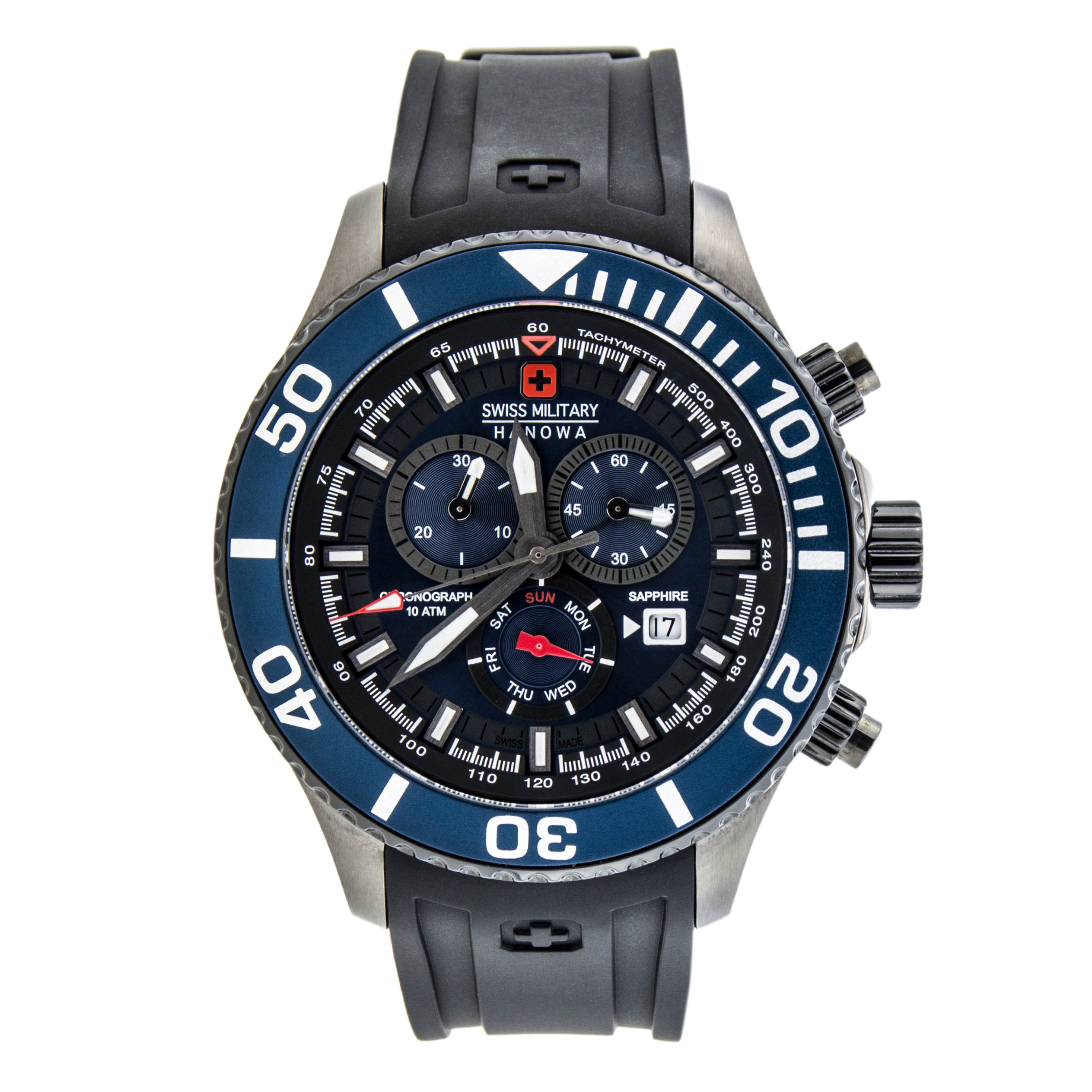 swiss military hanowa 5 atm sapphire