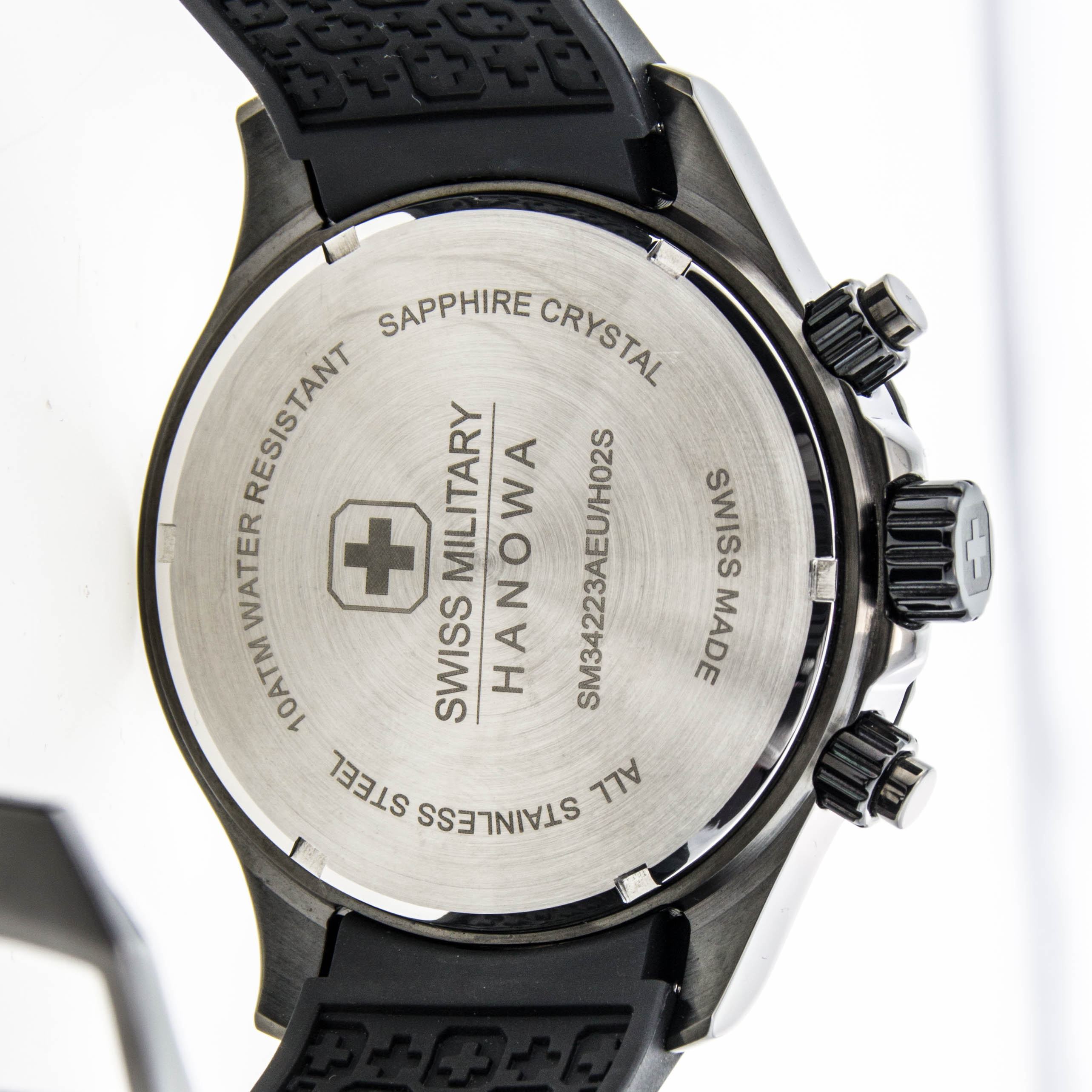 swiss military hanowa 5 atm sapphire