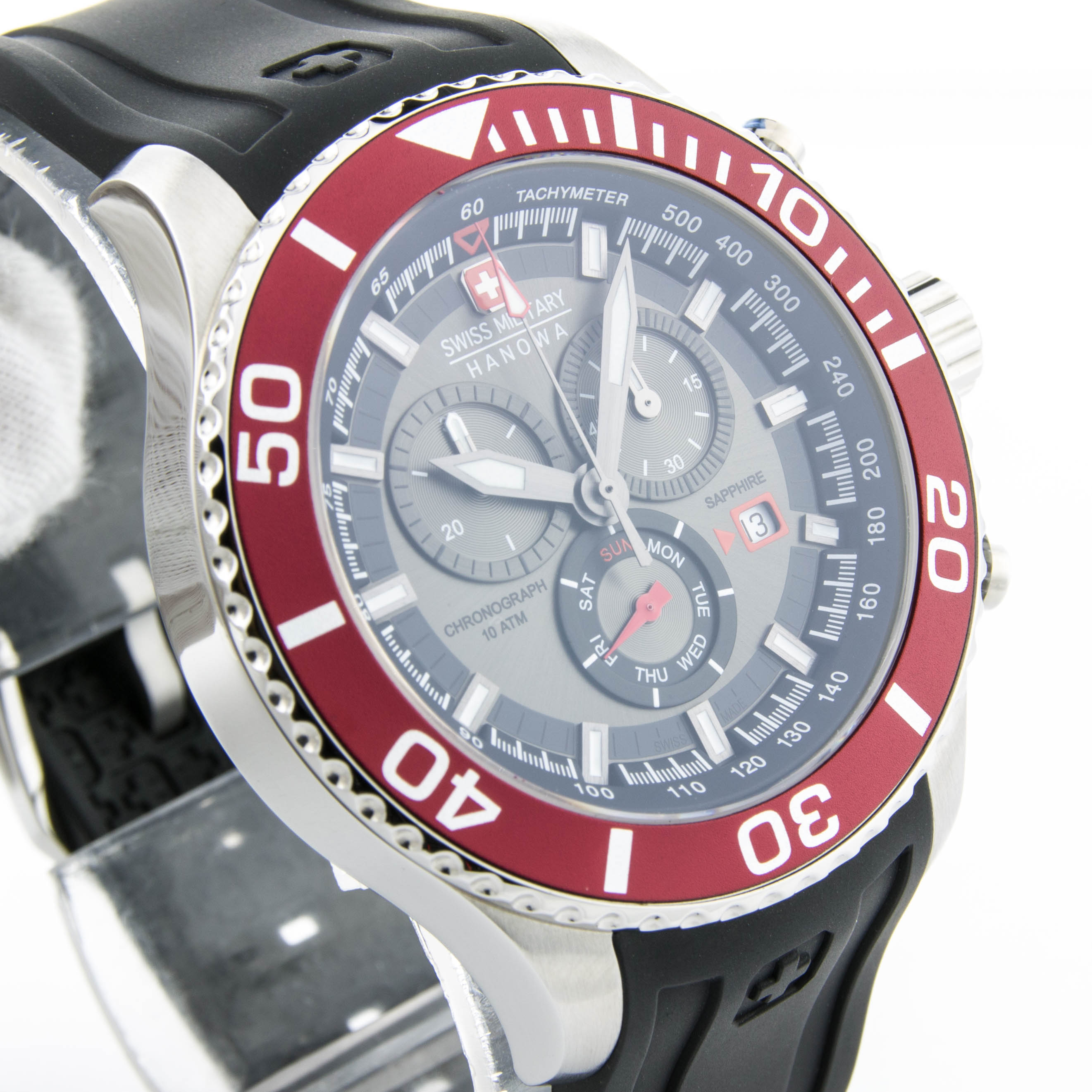 swiss military hanowa 5 atm sapphire