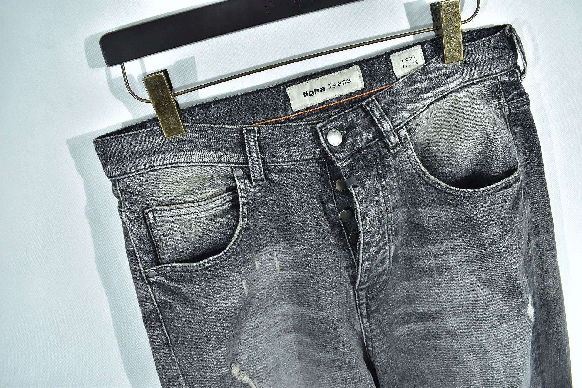 TONI Jeans coupe droite de couleur bleu en soldes pas cher 2642518-bleu00