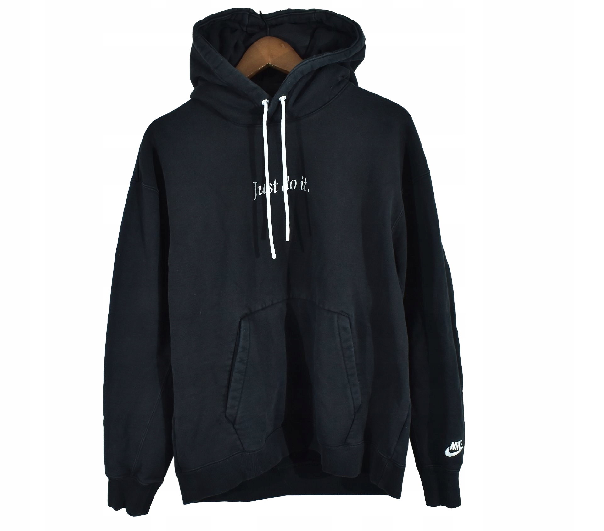 NIKE Just do it Heavyweight Schwarz Herren Hoodie M - Main Image