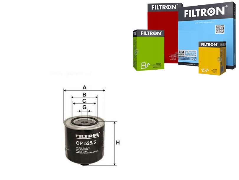 OP 525/5 - Filtr oleju