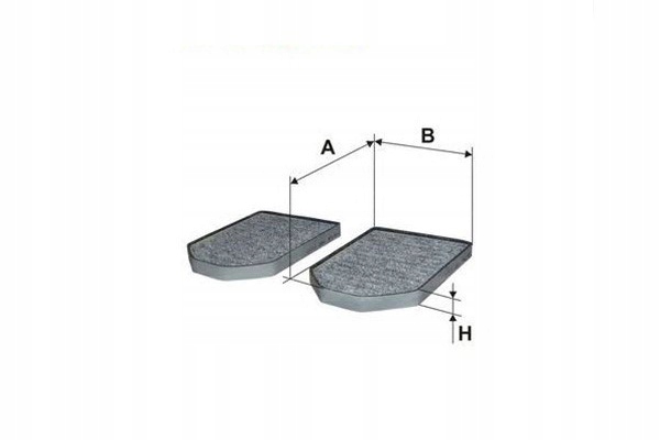 K 1069A-2X - Filtr kabinowy Audi A8 4D