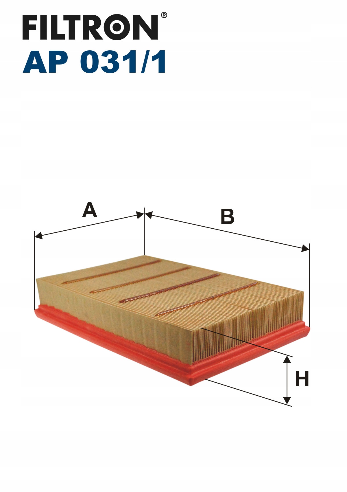 AP 031/1 - Filtr powietrza